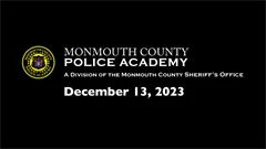 2023 December 13 Monmouth County Police Academy Graduation Ceremony